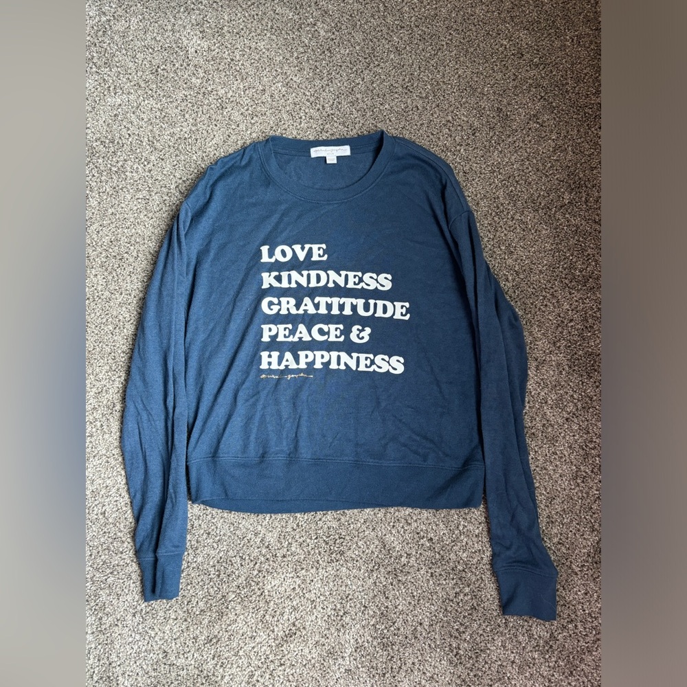 Blue sweatshirt